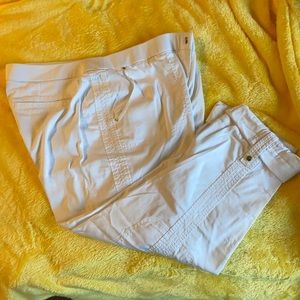 Chico’s White Utility Pants
